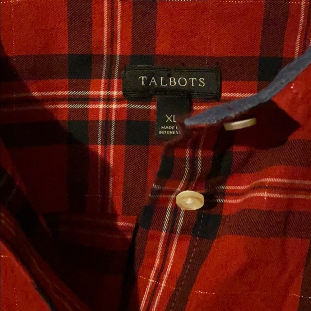 ♥️ Talbots ♥️button down shirt ♥️ - Picture 2 of 5